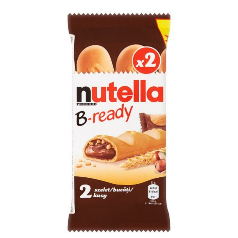 Ferrero Nutella B-Ready 2 x 22gr-London Grocery
