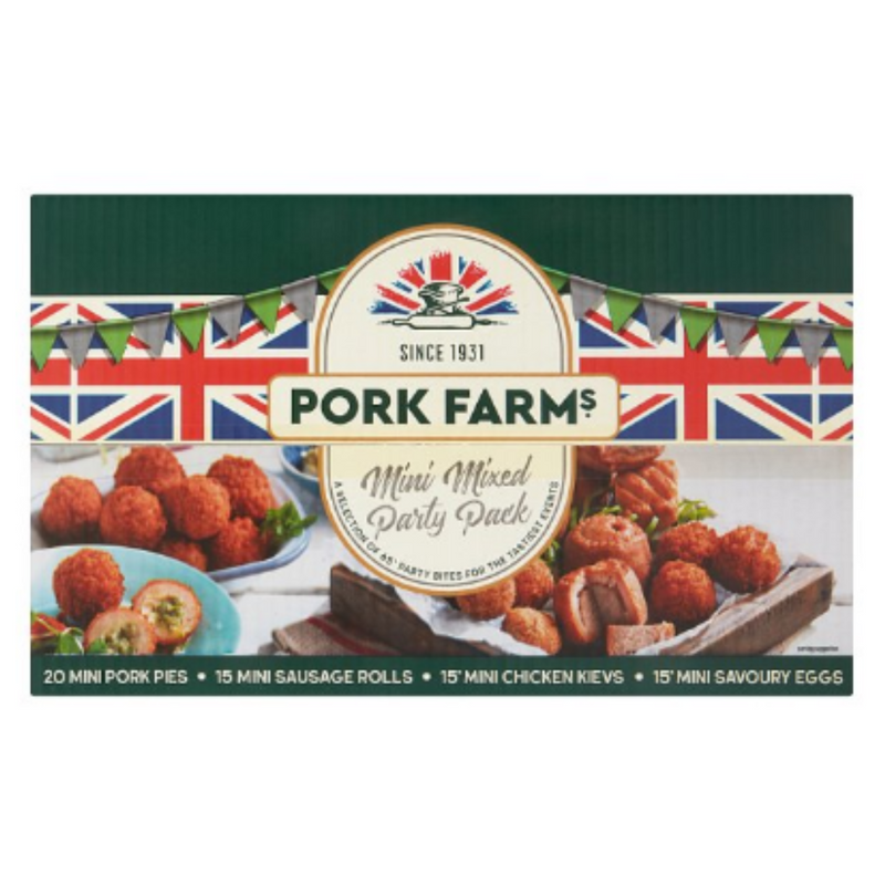 PORK FARMS Mini Mixed Party Pack 1.77kg x 1 Pack | London Grocery
