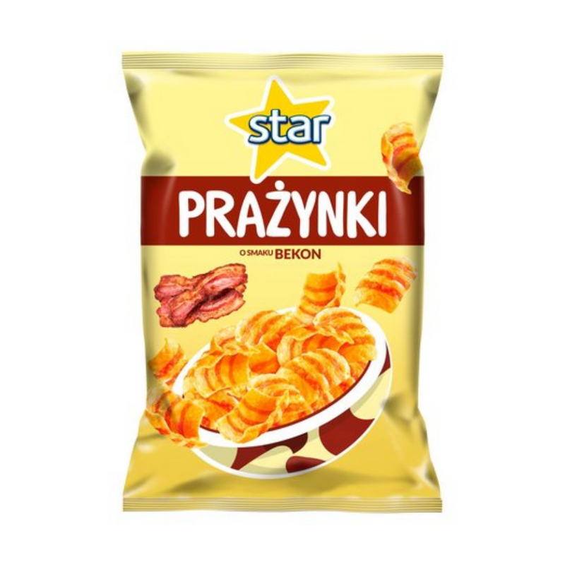 Star Prazynki – Bacon Flavoured Snacks 130gr-London Grocery