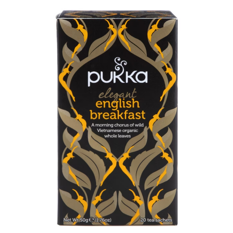 Pukka Elegant English Breakfast 20 Tea Bags | London Grocery