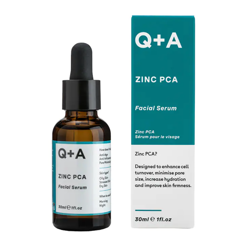 Q+A Zinc PCA Facial Serum - 30 ml | London Grocery
