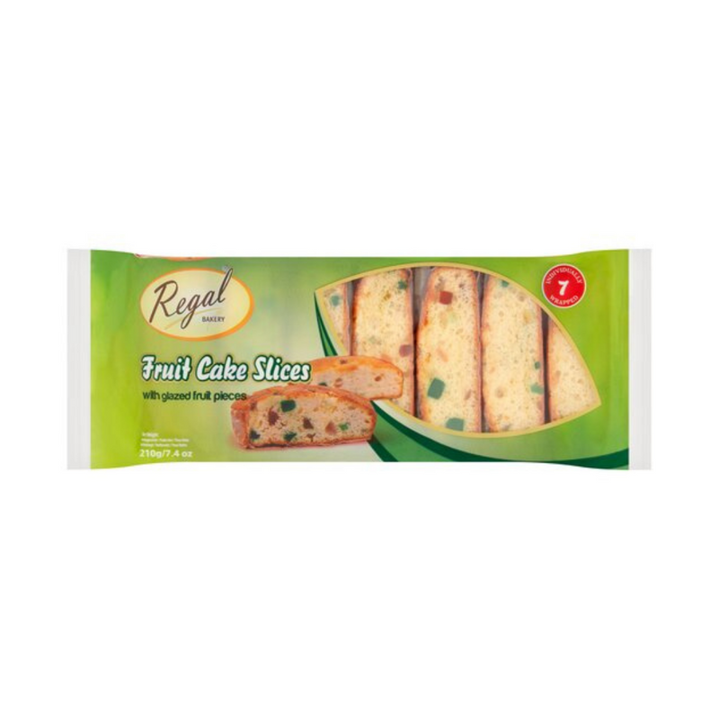 Regal Classic Fruit Cake Slices 210gr-London Grocery