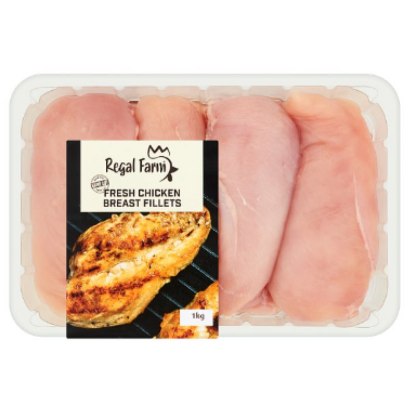 Regal Farm Fresh Chicken Breast Fillets 1kg x 1 Pack | London Grocery