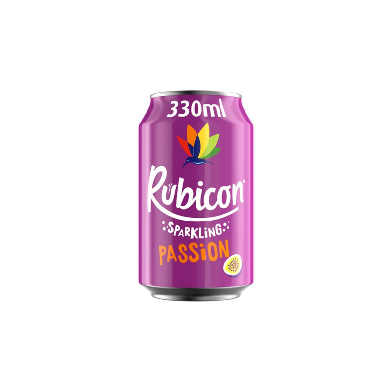 Rubicon Sparkling Passion Fruit Juice Drink 330ml-London Grocery