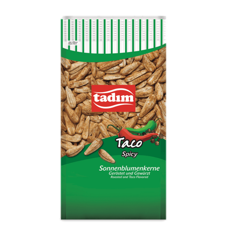 Tadim Taco Flavoured Spicy Sunflower Seeds 325gr-London Grocery