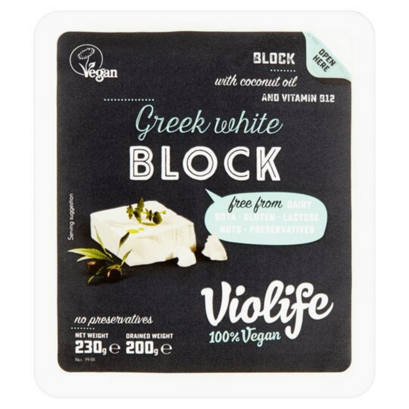 Violife Vegan Greek White Block 230gr-London Grocery