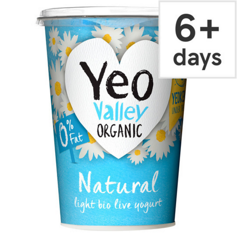 Yeo Valley 0% Fat Natural Yogurt 500G-London Grocery