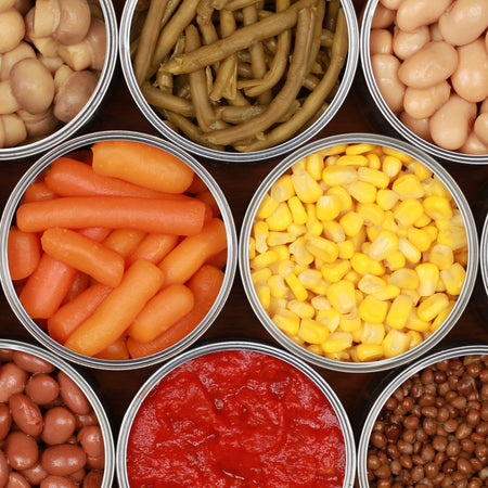 Canned Beans and Vegetables