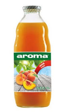 6x Aroma Peach Drink 1lt - Glass | London Grocery