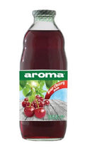 6x Aroma Sour Cherry Drink 1lt - Glass | London Grocery