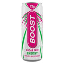24x Boost Energy Nas Apple & Raspberry 250ml | London Grocery