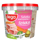 6x Dega Salatka Warzywna Szynka 500g | London Grocery