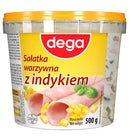 6x Dega Salatka Warzywna Indykiem 500g | London Grocery