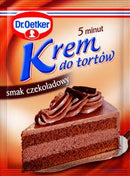 20x Dr.Oetker Krem Tortow Czekoladowy 127g | London Grocery