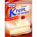 20x Dr.Oetker Krem Tortow Waniliowy 120g | London Grocery