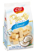 10x Elledi Party Wafers Coconut 250g | London Grocery