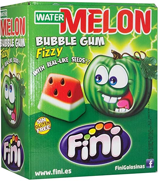 200x Fini Watermelon Bubble Gum 200 Pcs | London Grocery
