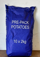 Potatoes White Prepack (10X2kg) | London Grocery