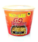 6x Ko-Lee Go-Noodles Hot & Spicy (Cup) 65gr | London Grocery