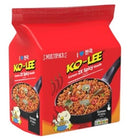 6x Ko-Lee 4-Pack Noodles Korean 2X Spicy 70g | London Grocery