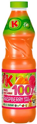 6x Kubus 100% Raspberry-Carrot-Apple 850ml | London Grocery