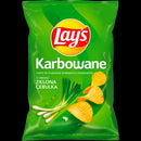 24x Lays Karbowane Zielona Cebulka (Spring Onion) | London Grocery