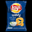 24x Lays Wavy Sour Cream & Herbs | London Grocery