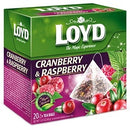 10x Loyd Tea Cranberry & Raspberry 40g | London Grocery