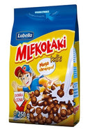 12x Lubella Mlekolaki Kuleczki Czekoladowy 250g | London Grocery