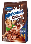 12x Lubella Mlekolaki Muszelki Czekoladowy 250g | London Grocery
