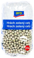 6x Aro Hrach Zeleny Cely 500g(Green Peas) | London Grocery