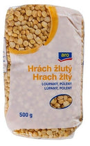 6x Aro Hrach Zluty Puleny 500g (Yellow Peas) | London Grocery