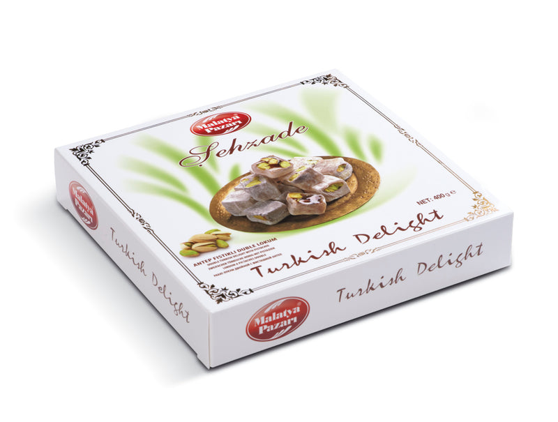 12x Mp Sehzade Doub Turkish Delight With Pistachio(62) | London Grocery