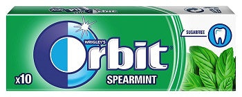 30x Orbit Spearmint Chewing Gum 14gr | London Grocery