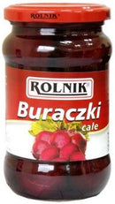 6x Rolnik Buraczki Cale 370ml (Whole) | London Grocery