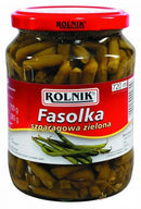 6x Rolnik Fasolka Szparagowa Zielona 720ml | London Grocery