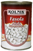 12x Rolnik Fasolka Biala Konserwowe 425ml | London Grocery