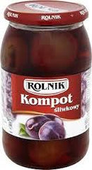 6x Rolnik Plum Kompot 900gr | London Grocery