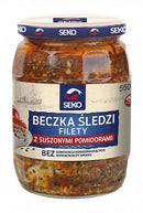 6x Seko Flety Sledziowe Suszon Pomidorowym 550g | London Grocery