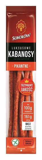 20x Sokolow Spicy Lux Kabanos 450g | London Grocery