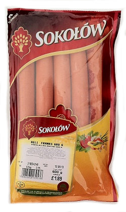 20x Sokolow Deli Franks 600g | London Grocery