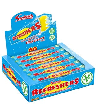 60x Swizzels Refreshers Orig.Lemon Flav.Chew Bar 18g | London Grocery