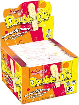 36x Swizzels Double Dip Orange & Cherry 19gr | London Grocery