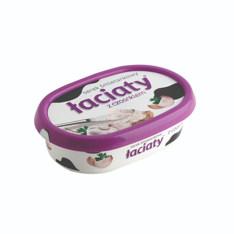Laciate Cream Cheese with Garlic 12 Pieces 135gr - London Grocery