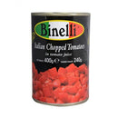 12x Binelli Italian Chopped Tomatoes 400gr | London Grocery