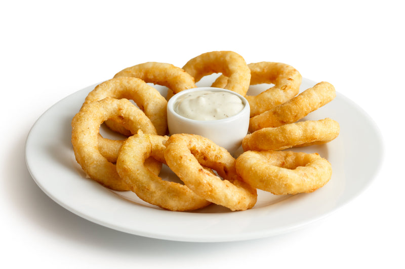 Frozen Battered Squid Rings 8-10mm (500g x 12 Packs) | London Grocery