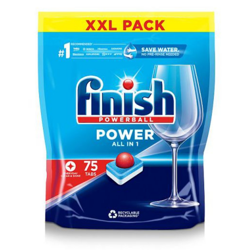 Finish All in One Dishwasher Tablets Original 75 Tablets x 4 - London Grocery