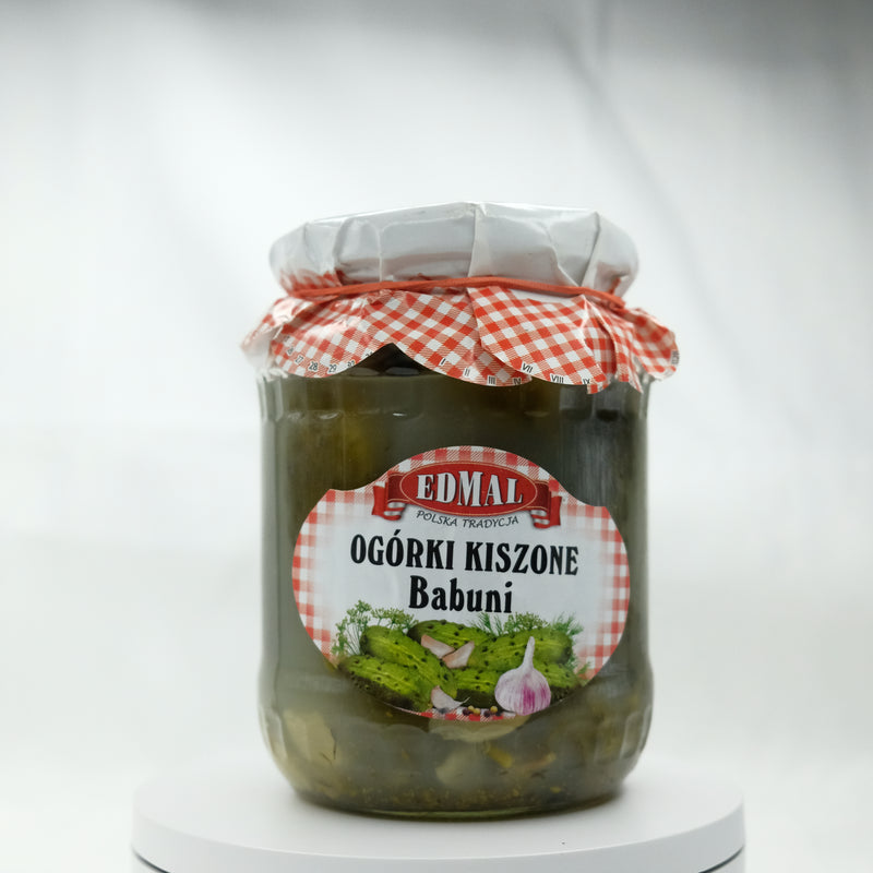 Edmal Ogorki Kiszone Babuni 680gr - London Grocery