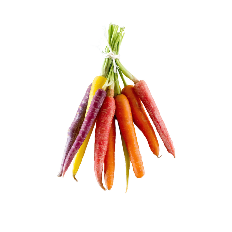 6x Baby Rainbow Carrot 200g | London Grocery