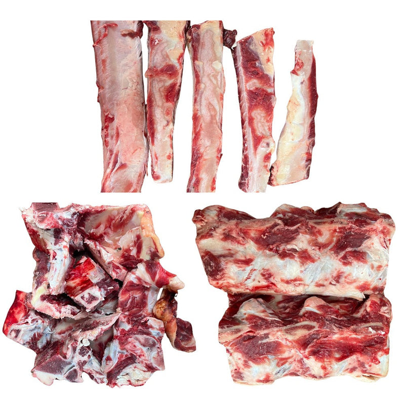 Natural Beef Rib Bones for Dogs – 10kg Box of Raw and Fresh Dog Chews, Treats, and Food – Chilled Delivery – Ideal for Dog Training, Birthdays, and Daily Feeding | London Grocery